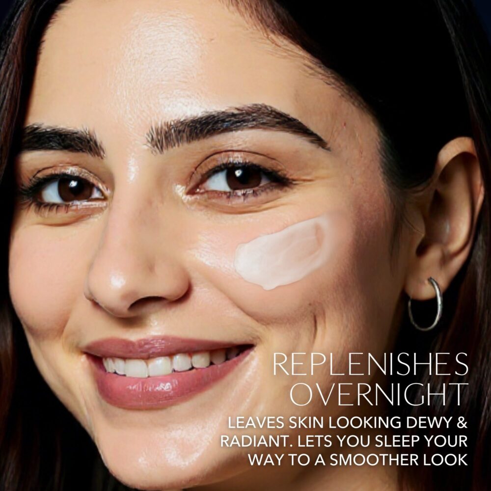white cream on woman face
