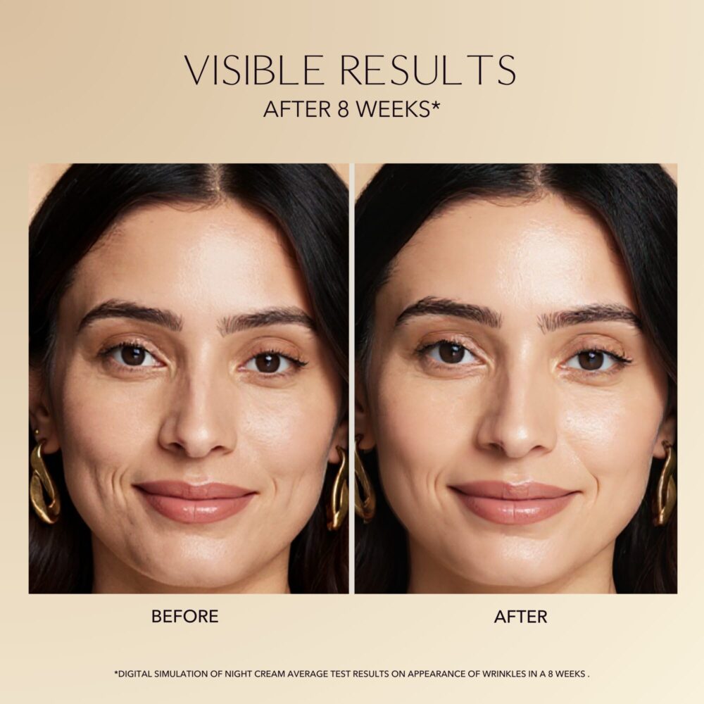 face skin result before and after bright background